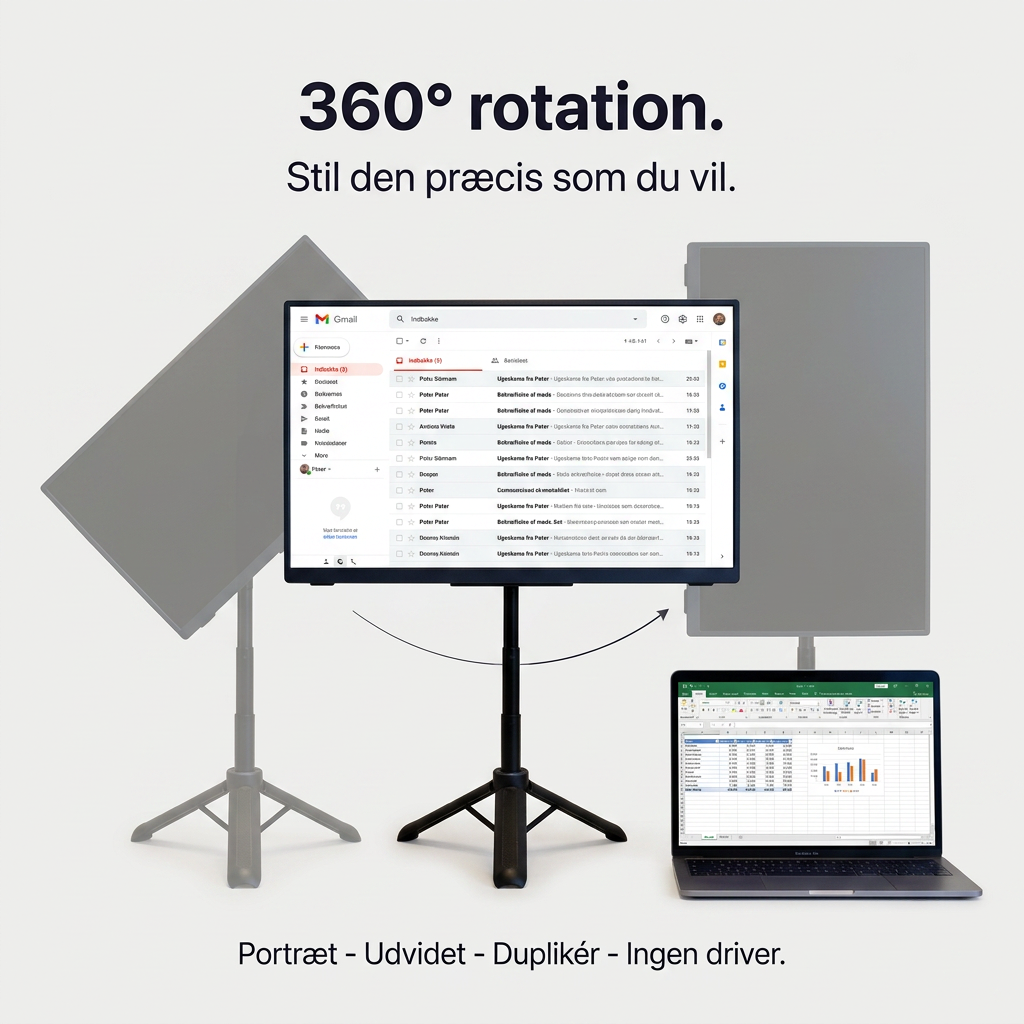 Kannettava Flex Pro -näyttö – 16" + jalusta