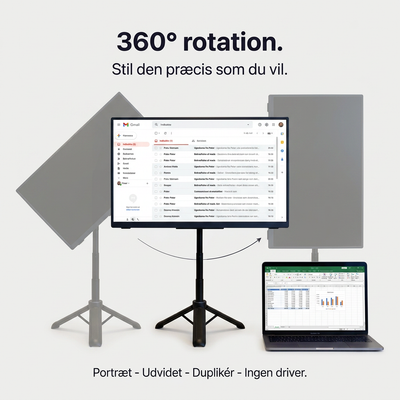 Kannettava Flex Pro -näyttö – 16" + jalusta